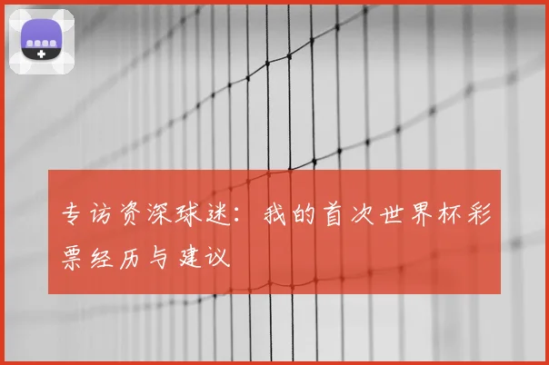 专访资深球迷：我的首次世界杯彩票经历与建议